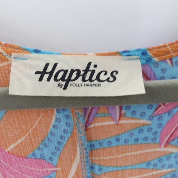 Haptics by Holly Harper Dolman Slv Top Size XL Multicolor Tropical Floral Print - Picture 4 of 4